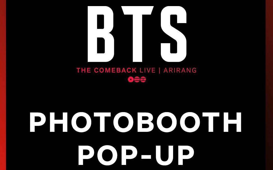Netflix x BTS Photobooth Pop-Ups for Arirang event